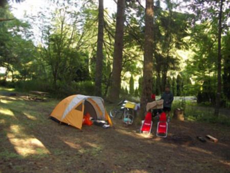 First camping trip with the Sling Light chair